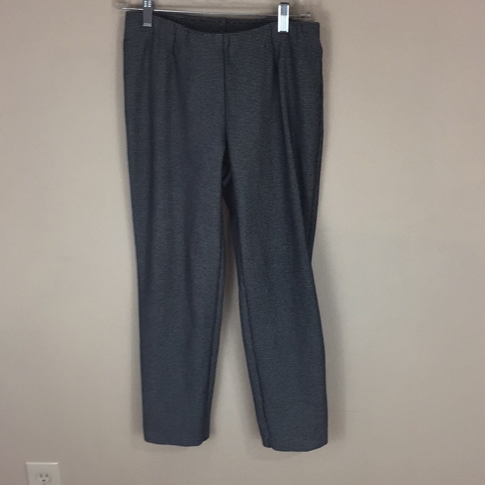 J Jill Ponte Slim Leg Herringbone Pull On Pants Size Small Petite